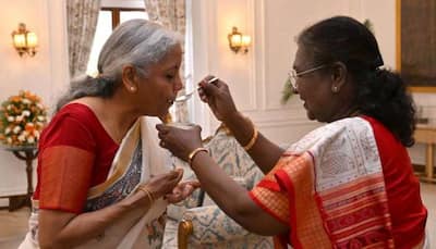 Budget 2025: President Murmu Feeds 'Dahi-Cheeni' To Nirmala Sitharaman– Watch Video