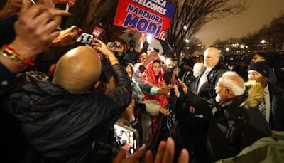 PM Modi Arrives In Washington DC To Rousing Welcome By Indian Diaspora