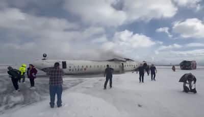 Delta Plane Crash: Jet Overturns In Canada's Toronto Pearson Airport, 19 Severely Injured, No Fatalities Yet