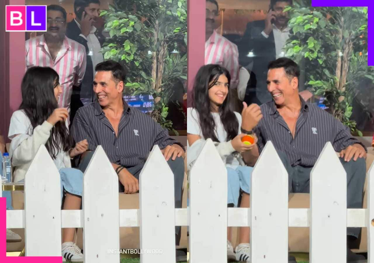 Akshay Kumar’s daughter Nitara called Twinkle Khanna’s ‘mini me’, actor touches Big B’s feet during ISPL finale; watch viral video