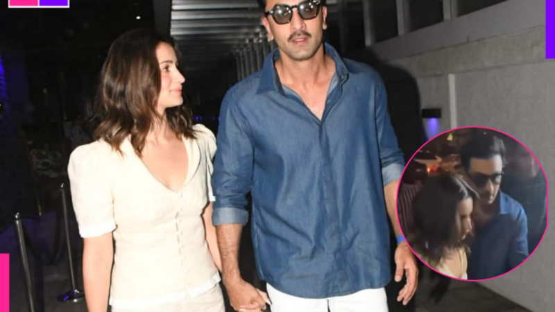 Alia Bhatt and Ranbir Kapoor struggle to walk as media chaos and fan frenzy takes over; netizens react ‘Famous hone ke…’