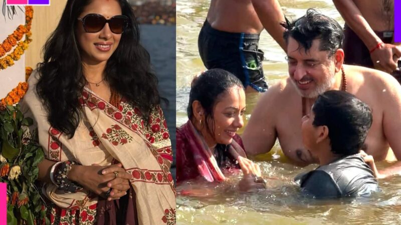 Anupamaa star Rupali Ganguly shares photos from Maha Kumbh visit with Ashwin Verma, pens down her experience