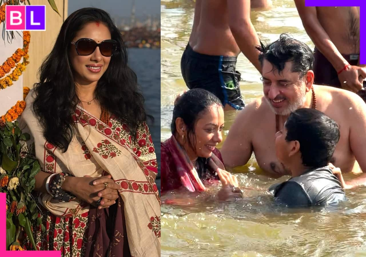 Anupamaa star Rupali Ganguly shares photos from Maha Kumbh visit with Ashwin Verma, pens down her experience