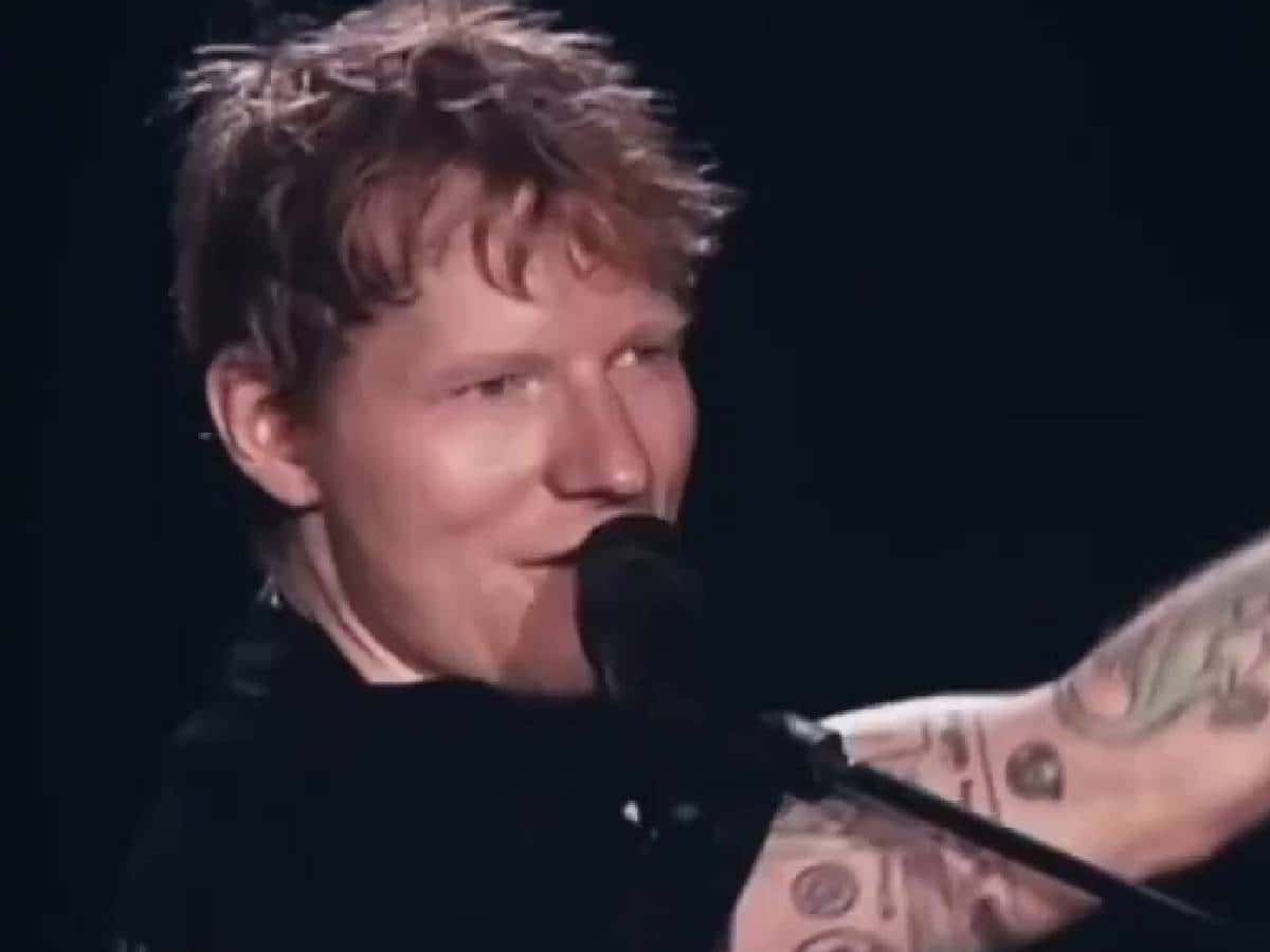 Chuttamalle Goes Global: Ed Sheeran Sings Song On Stage