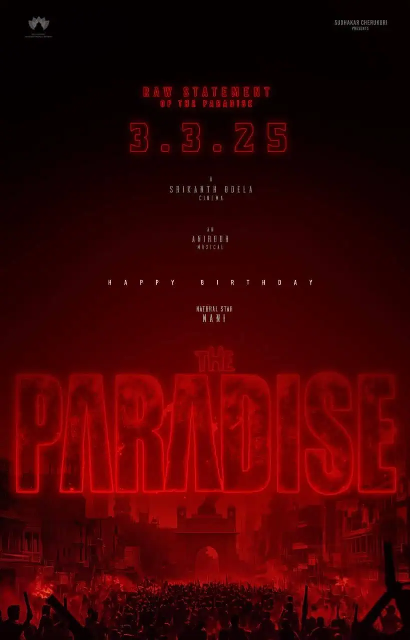 Buckle Up For Nani’s The Paradise Teaser