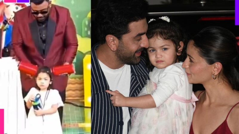 Alia Bhatt-Ranbir Kapoor’s daughter Raha enjoys Jeh’s birthday party and wins… [watch video]