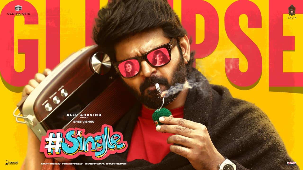 Sree Vishnu’s #Single Title Glimpse: Fun Blast