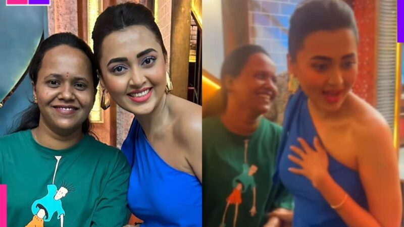 Celebrity MasterChef: Tejasswi Prakash gets the best surprise from a fan on the sets [Watch video]