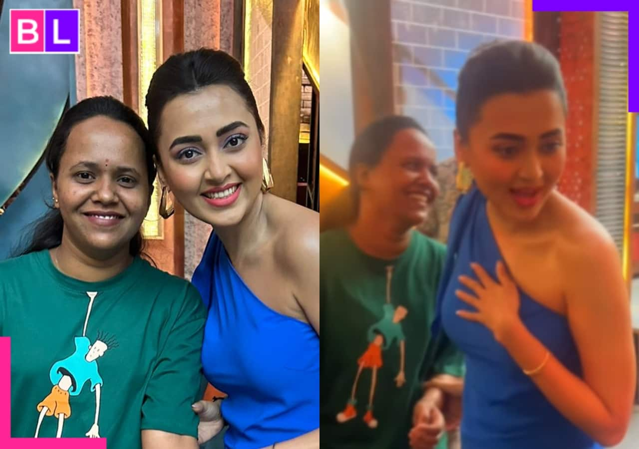 Celebrity MasterChef: Tejasswi Prakash gets the best surprise from a fan on the sets [Watch video]