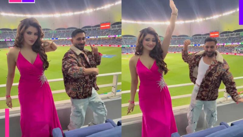 Urvashi Rautela dances to Dabidi Dibidi with Orry during India Vs Pakistan match; netizens joke, ‘Happy only for Daaku Maharaaj…’