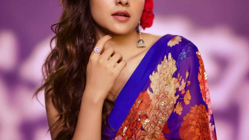 Vaishnavi Chaitanya’s Floral Saree Magic—Slay Queen!