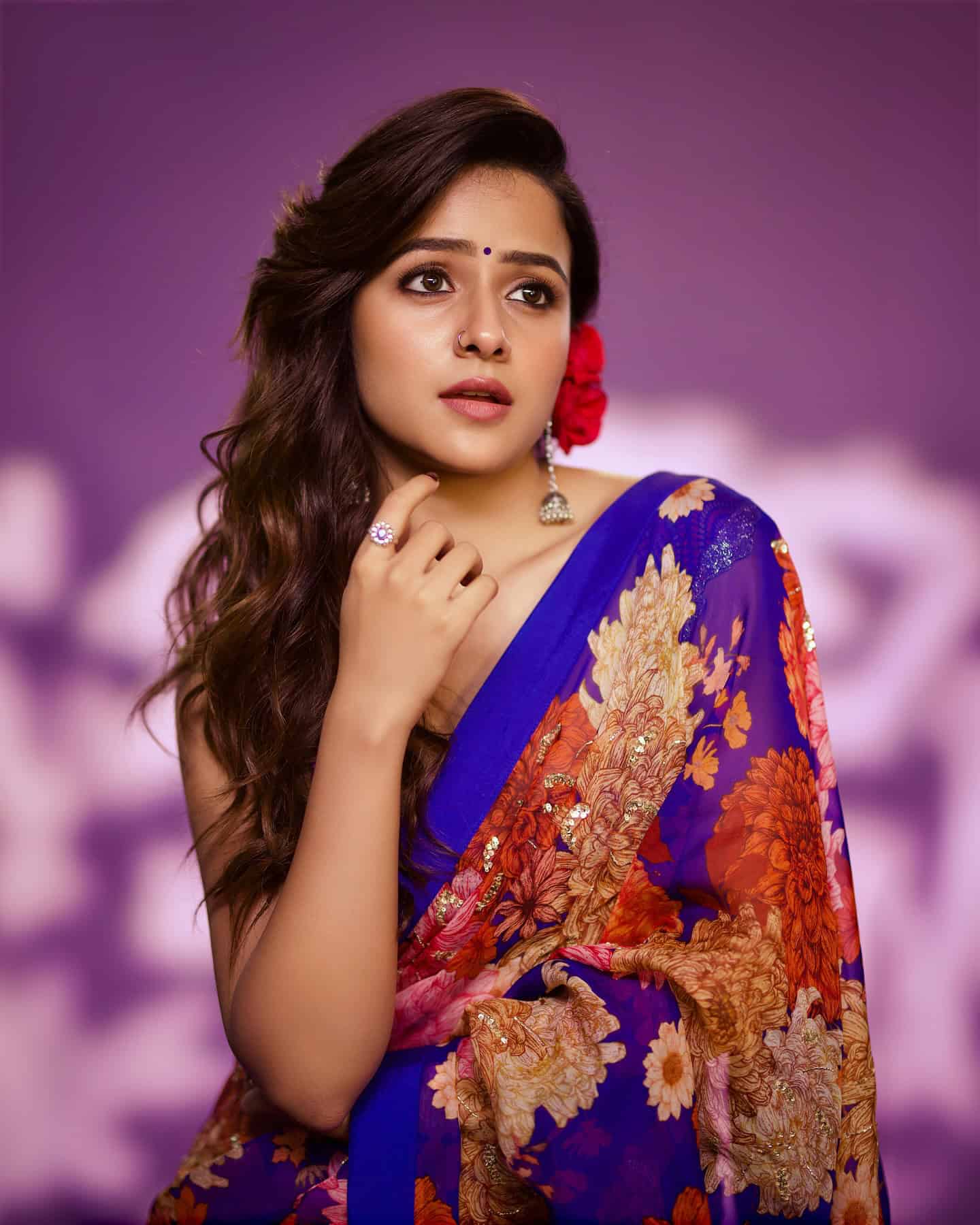 Vaishnavi Chaitanya’s Floral Saree Magic—Slay Queen!