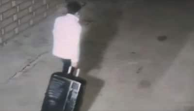 Himani Narwal Murder: Chilling Video Shows Accused Dragging Black Suitcase With Body Down Road | Watch