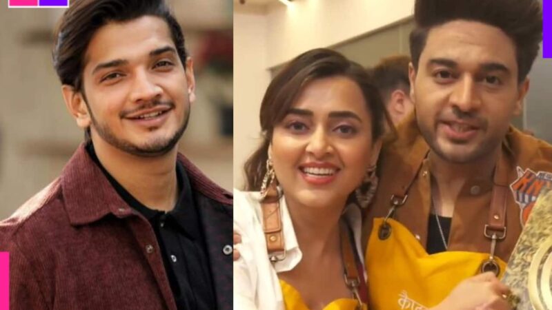 Celebrity MasterChef grand finale: Munawar Faruqui attends to cheer for finalists Tejasswi Prakash, Gaurav Khanna and others [Watch BTS video]