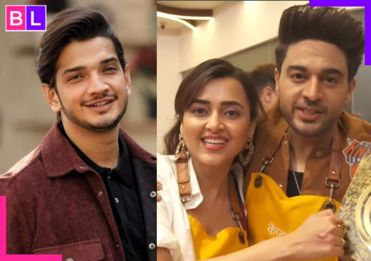 Celebrity MasterChef grand finale: Munawar Faruqui attends to cheer for finalists Tejasswi Prakash, Gaurav Khanna and others [Watch BTS video]