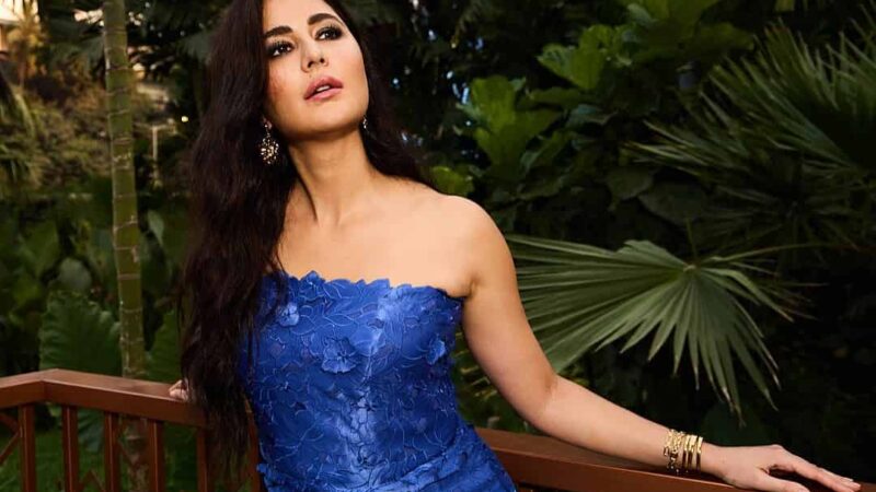 Katrina’s Dress Screams Boss Babe In Blue