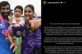 Jasprit Bumrah's Wife Sanjana Ganesan Calls Out Online Bullies Mocking Baby Angad's Expression