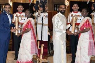 Ravichandran Ashwin, PR Sreejesh Receive Padma Awards From President Droupadi Murmu: WATCH