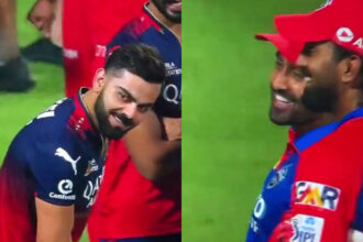 [Watch] IPL 2025: KL Rahul's 'Achha hua out ho gaya' reply to Virat Kohli after RCB defat DC, video goes viral