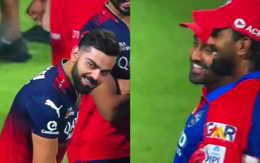 [Watch] IPL 2025: KL Rahul's 'Achha hua out ho gaya' reply to Virat Kohli after RCB defat DC, video goes viral