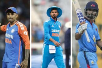 T20 Mumbai League: Suryakumar Yadav, Shreyas Iyer and Ajinkya Rahane are among the icon players named for the league. (BCCI/PTI)