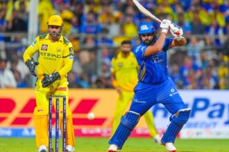 Rohit Sharma's most devastating innings in IPL 2025 came in a nine-wicket victory over the Chennai Super Kings at the Wankhede Stadium, when he walloped an unbeaten 76 off just 45 balls. (PHOTO: Sportzpics)