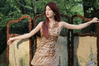 Chinese actress Rosy Zhao stuns in Rahul Mishra’s Spring 2025 ‘Surreal Space’ couture dress