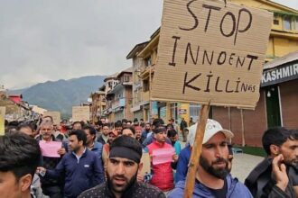Pahalgam terror attack | Residents marching in protest, demanding justice for the victims of terror attack | Sajid Ali | ThePrint