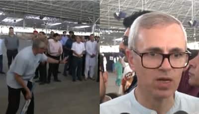 Moment Of Joy Amid Tensions: J-K CM Omar Abdullah Plays Cricket With Kid At Samba Relief Camp – WATCH