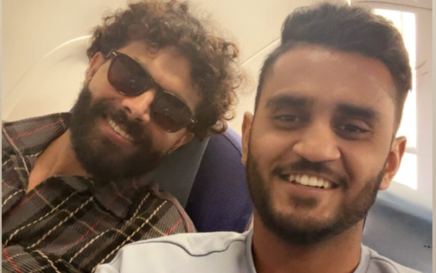 Ravindra Jadeja and Urvil Patel