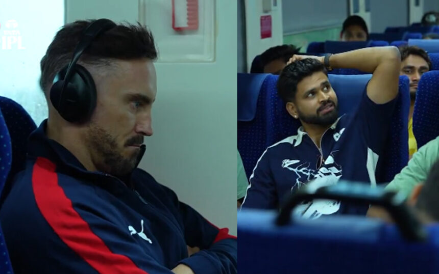 Faf du Plessis and Shreyas Iyer