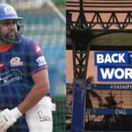 Rohit Sharma in nets