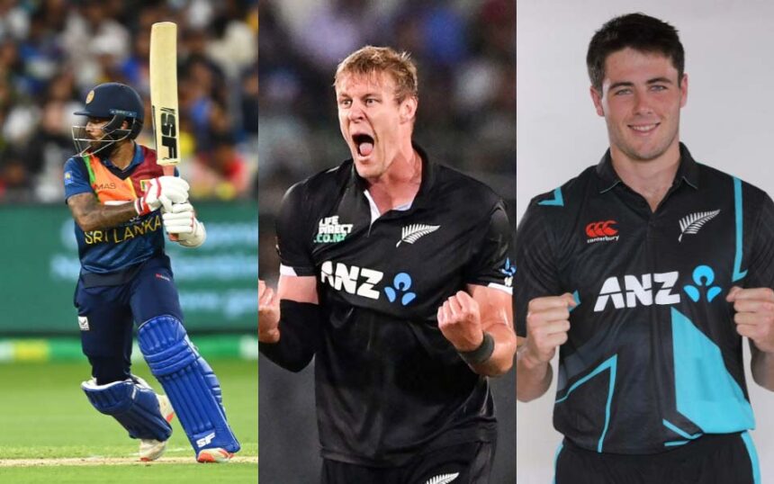 Kusal Mendis, Kyle Jamieson, Will O Rourke
