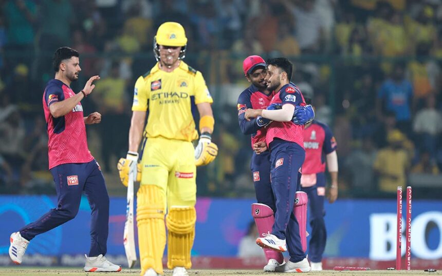 IPL 2025: CSK vs RR, Match 62: Stats Review of player records and achieved milestones