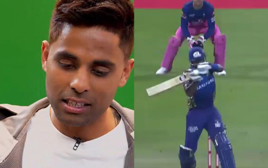 [WATCH] IPL 2025 - Suryakumar Yadav reacts to his favourite shots, video goes viral