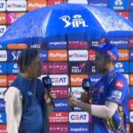 IPL 2025: Suryakumar Yadav arrives with umbrella at post-match ceremony, dedicates POTM award to wife