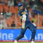 [WATCH] IPL 2025: Mitchell Marsh swats Arshad Khan delivery over covers for a maximum