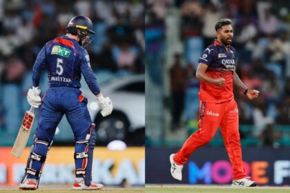 [WATCH] IPL 2025 - RCB debutant Nuwan Thusara cleans up Matthew Breetzke with Malinga-like delivery, video goes viral