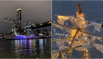 Mexican Navy Vessel Slams Into Brooklyn Bridge, Injuring Many As People Cling To Masts: Watch Shocking Video