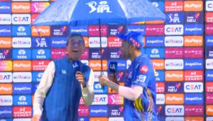 Suryakumar Yadav’s Umbrella Moment With Harsha Bhogle Wins The Internet, Video Goes Viral - Watch
