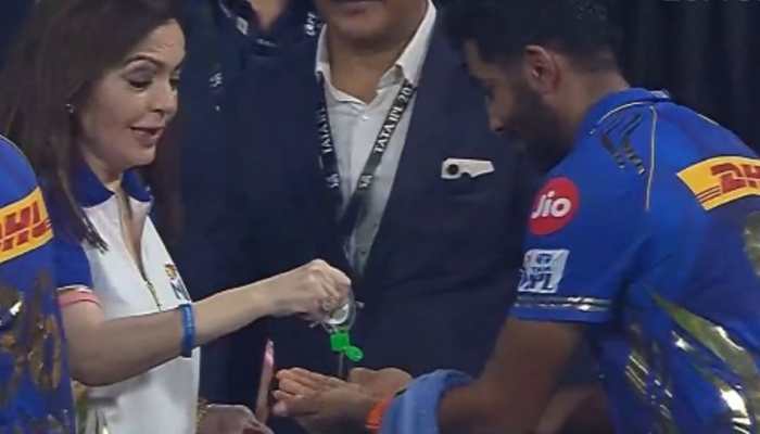 Nita Ambani Sanitises Jasprit Bumrah's Hands Before Handshake, Video Goes Viral - Watch