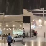 Waterfall-Like Visuals At Delhi Airport After Heavy Rains, Congress Shares Video – WATCH
