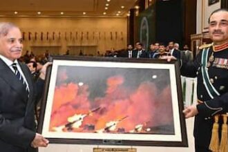 Pakistan's Latest Masterpiece: Munir Gift Chinese Drill Photo As 'Op Bunyan' Memento To PM Shehbaz Sharif, Netizens Mock