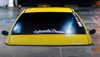 Is It A Plane, Is It A Fly...No It's A Banana Peel Car! FIRST VISUALS Of One Of The Lowest Cars In The World Created In Taiwan Drives Netizens Crazy - Watch
