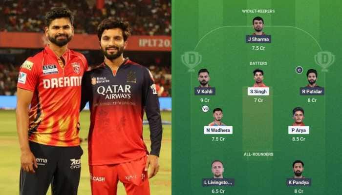 PBKS vs RCB Dream11 Prediction IPL 2025: Fantasy Tips, Today's Playing XI, Captain, Vice-Captain Picks For Punjab Kings vs Royal Challengers Bengaluru Qualifier 1