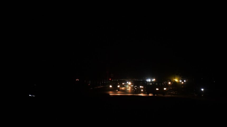 Punjab border districts blackout