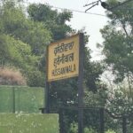 A signboard in front of Hussainiwala Bridge | Bismee Taskin | ThePrint