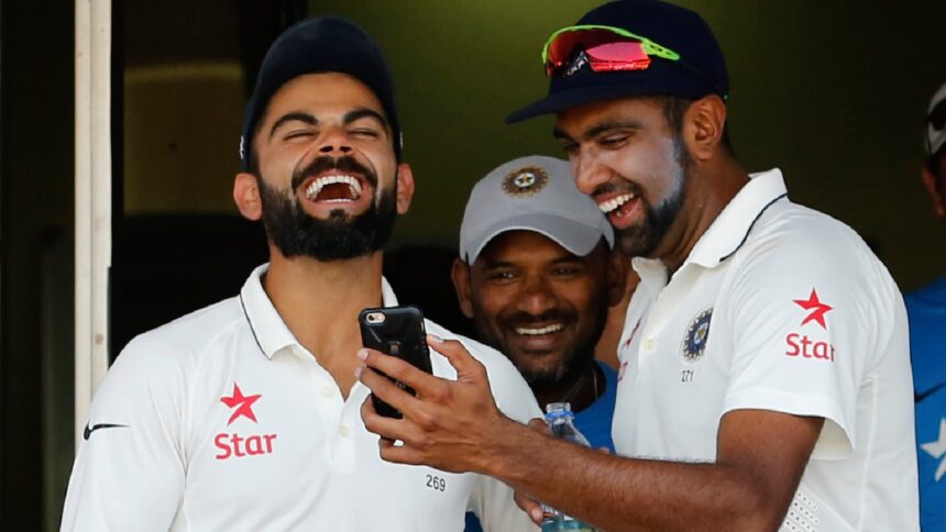 R Ashwin delivered a glowing tribute for Virat Kohli on his Test retirement. (BCCI)