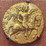 Coin of the Gupta king Chandragupta II, who is believed to have inspired the legend of Vikramaditya