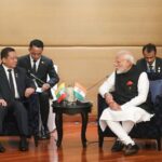 Indian Prime Minister Narendra Modi Senior General Min Aung Hlaing of Myanmar on the sidelines of the BIMSTEC Summit in Bangkok | X/@narendramodi